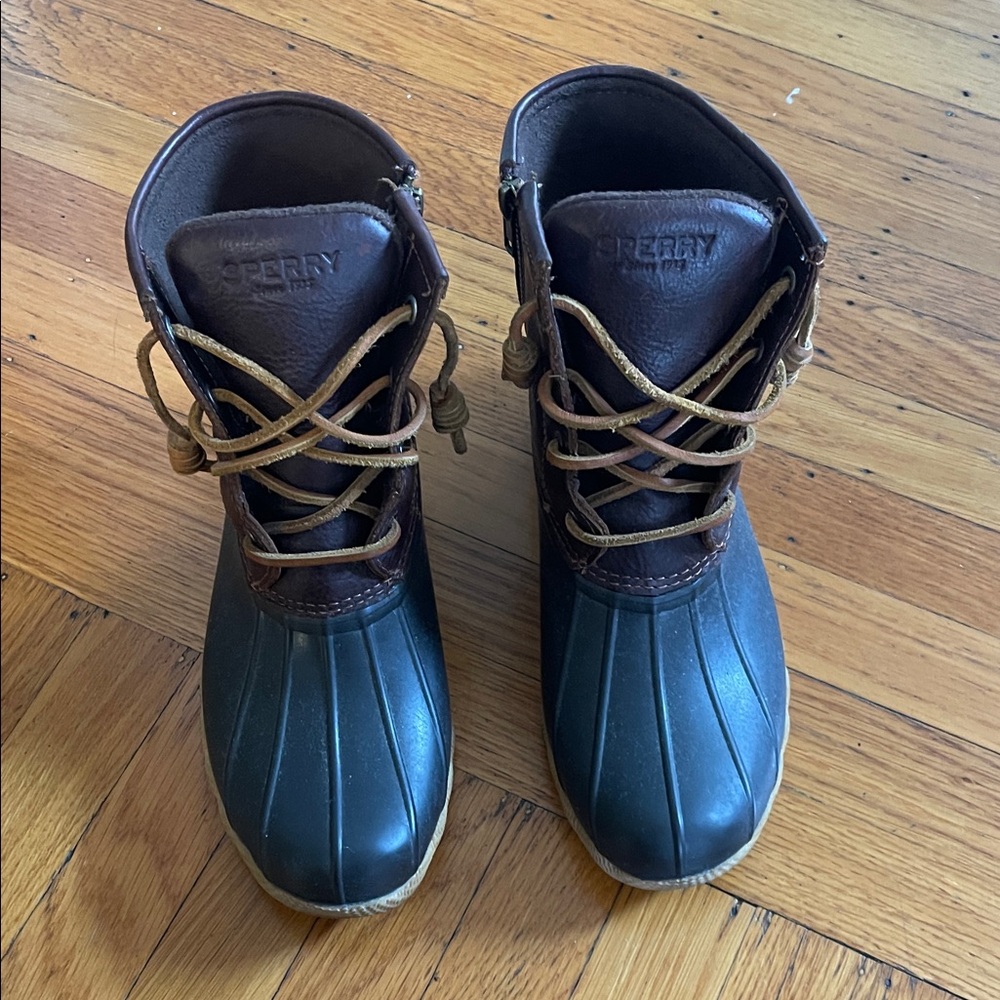 Sperry Leather and Rubber Duck Boots